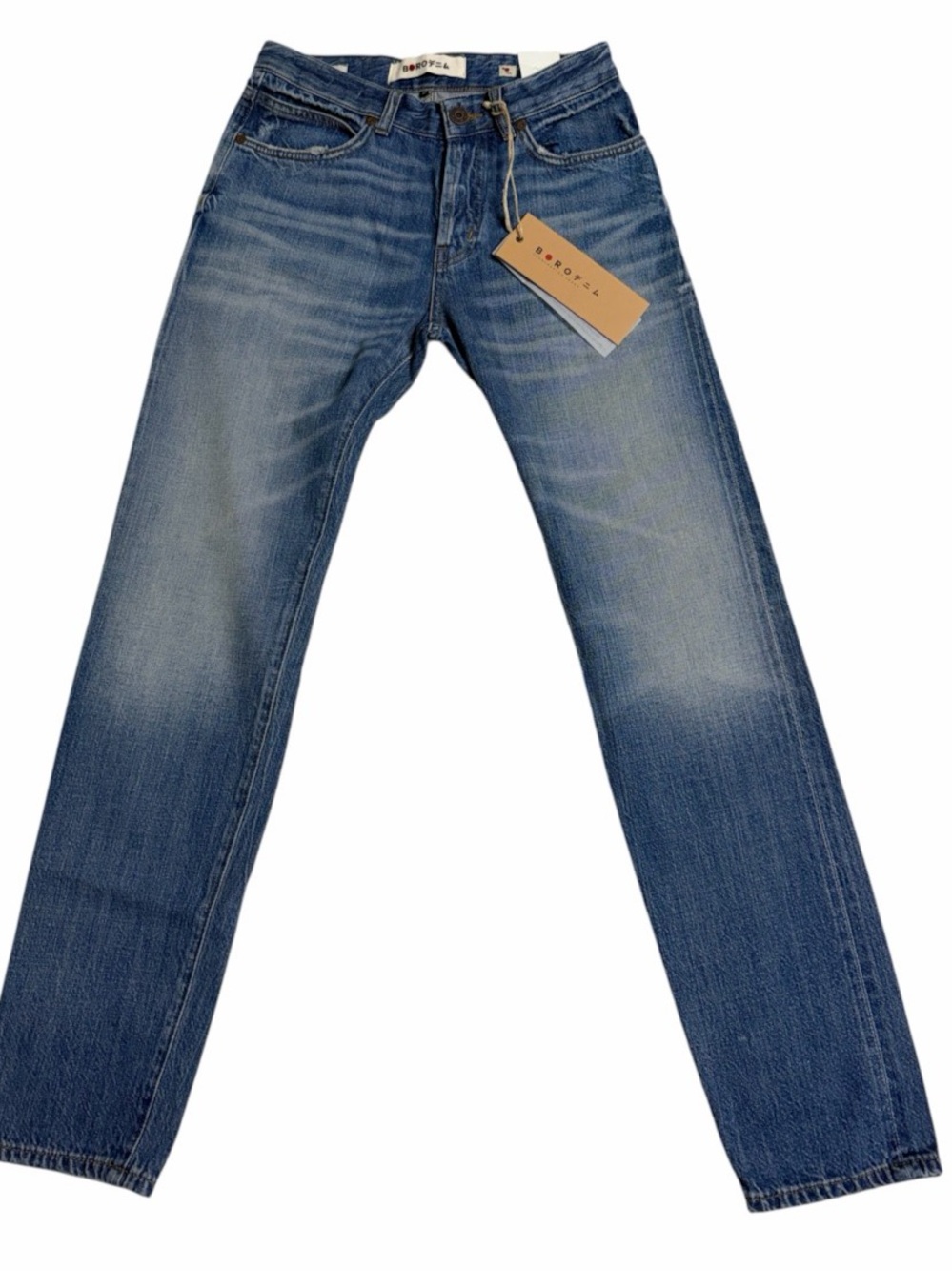 Boro Japanese Denim Women's Mid Rise Tapered Jeans